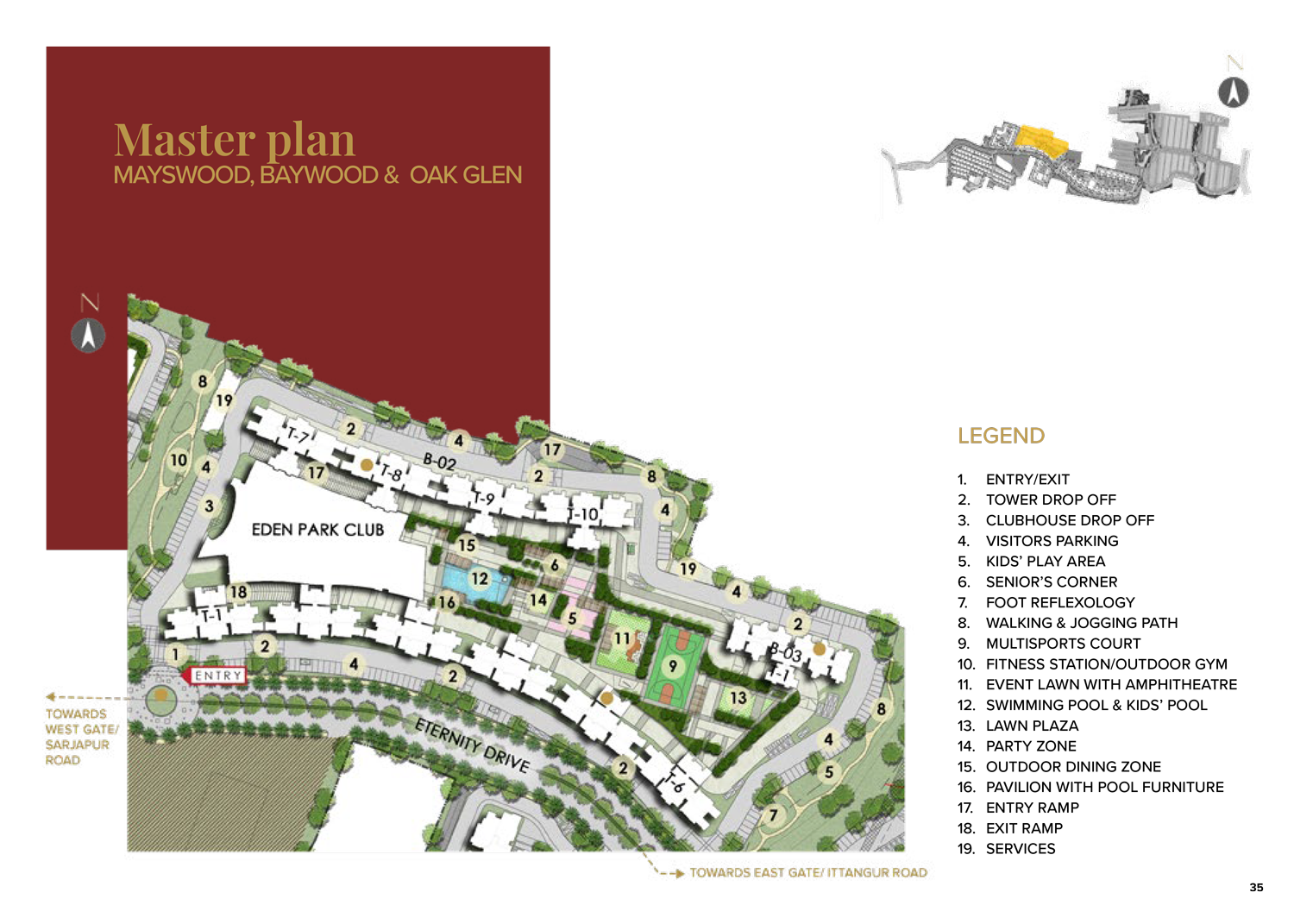 Prestige Eden Park Master Plan